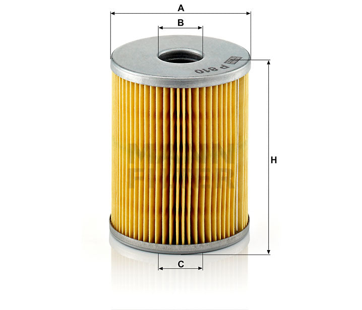 Kraftstofffilter Mann Hummel - P 810 x passend zu JOHN DEERE