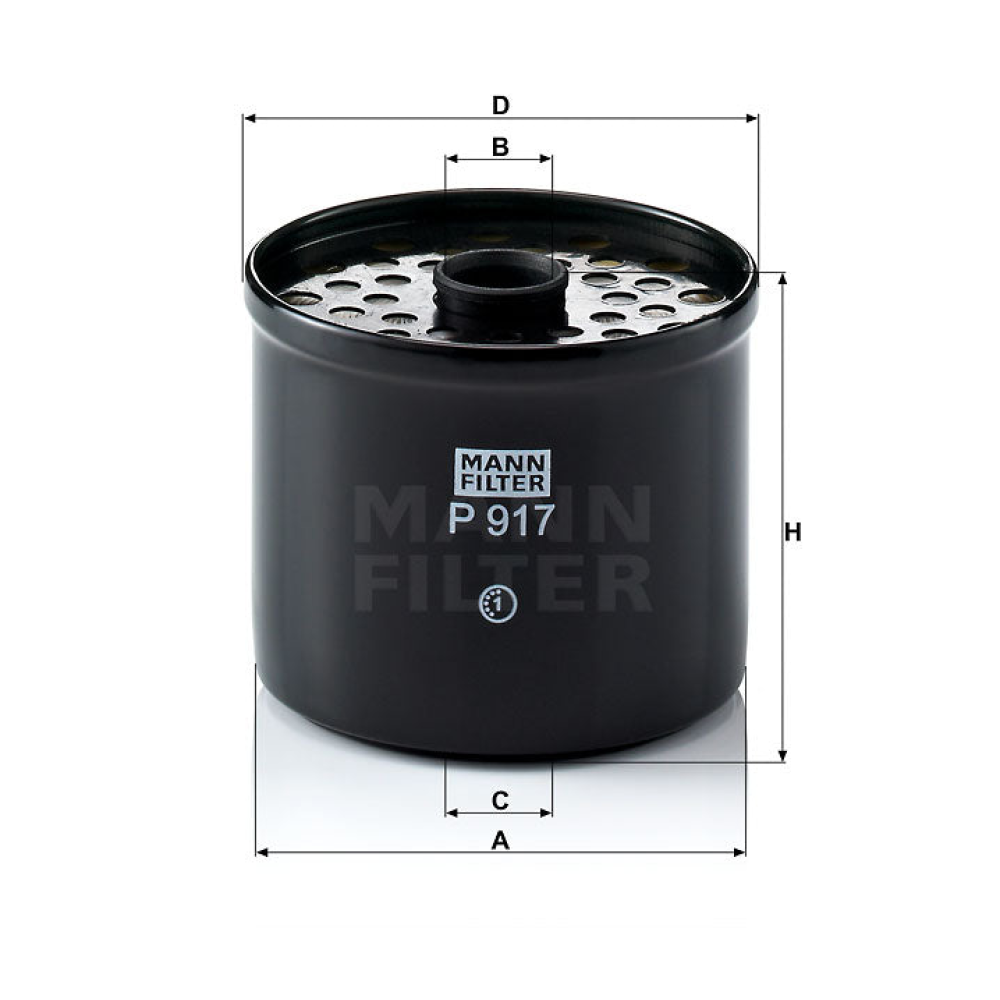 Kraftstofffilter Mann Hummel - P 917 x passend zu KOMATSU