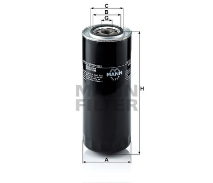 Kraftstofffilter Mann Hummel - WK 11 102/5 passend zu BOMAG