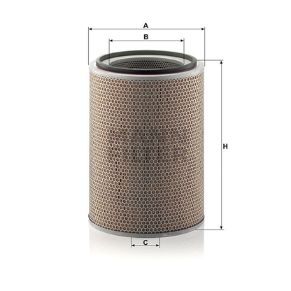 Luftfilter Mann Hummel - C 31 1310 passend zu LIEBHERR