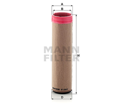Luftfilter Mann Hummel - CF 1141/2 passend zu KOMATSU