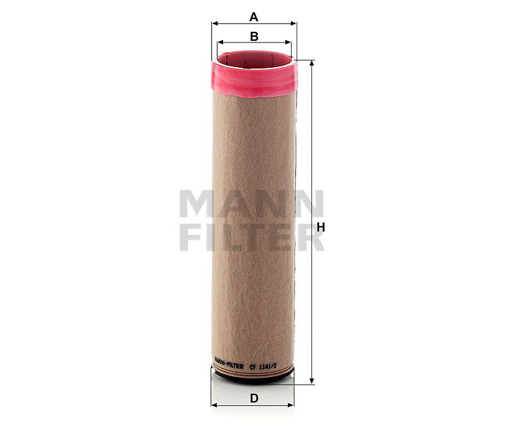 Luftfilter Mann Hummel - CF 1141/2 passend zu CATERPILLAR