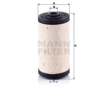 Kraftstofffilter Mann Hummel - BFU 707 passend zu CASE/CASE IH
