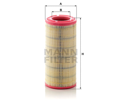 Luftfilter Mann Hummel - C 17 337/2 passend zu CASE/CASE IH