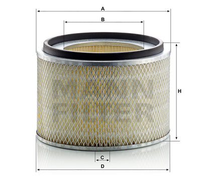 Innenraumfilter Mann Hummel - C 20 019 passend zu JOHN DEERE
