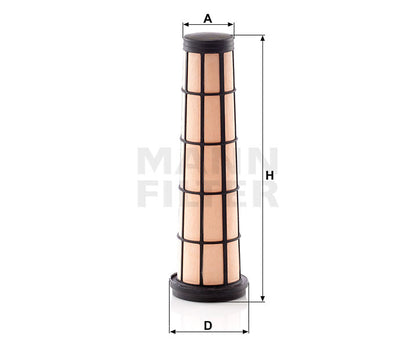 Luftfilter Mann Hummel - CF 10 002 passend zu JOHN DEERE