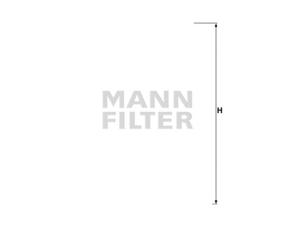 Luftfilter Mann Hummel - C 19 384/1 passend zu JOHN DEERE