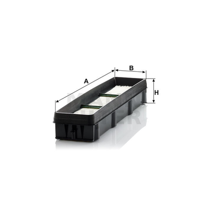 Innenraumfilter Mann Hummel - CU 59 161 passend zu JOHN DEERE