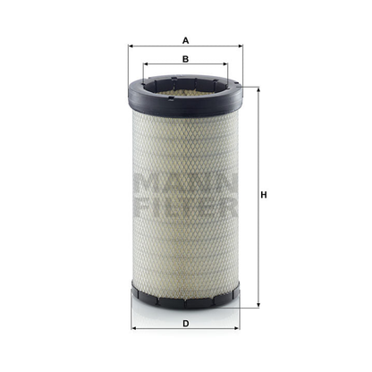 Luftfilter Mann Hummel - CF 22 160 passend zu CATERPILLAR