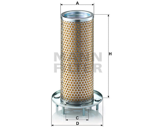 Luftfilter Mann Hummel - C 1371 passend zu CATERPILLAR