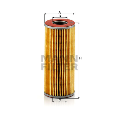 Ölfilter Mann Hummel - H 712 k passend zu KOMATSU