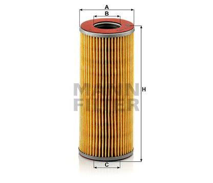 Ölfilter Mann Hummel - H 712 k passend zu CASE/CASE IH