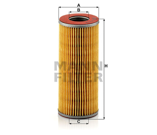 Ölfilter Mann Hummel - H 712 k passend zu CATERPILLAR