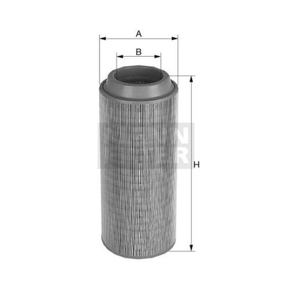 Luftfilter Mann Hummel - C 33 2200 passend zu JOHN DEERE