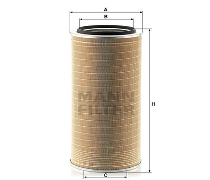 Luftfilter Mann Hummel - C 33 920/6 passend zu LIEBHERR