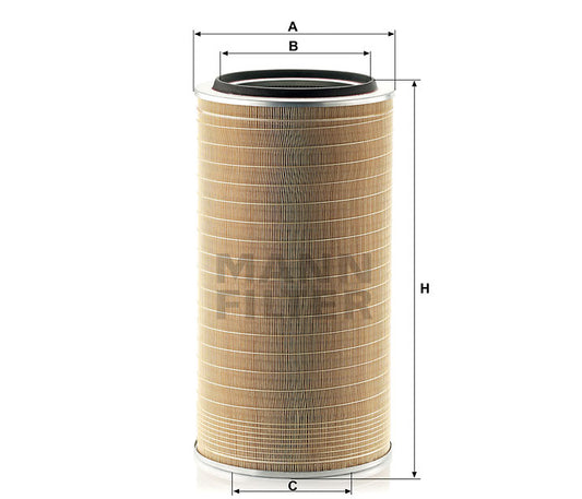 Luftfilter Mann Hummel - C 33 920/6 passend zu LIEBHERR