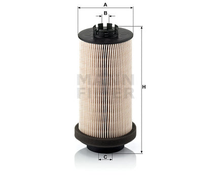 Kraftstofffilter Mann Hummel - PU 999/1 x passend zu JOHN DEERE