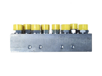 1800155 OilQuick A/B Verteiler 8-fach mit Grundplatte für OQ70/55