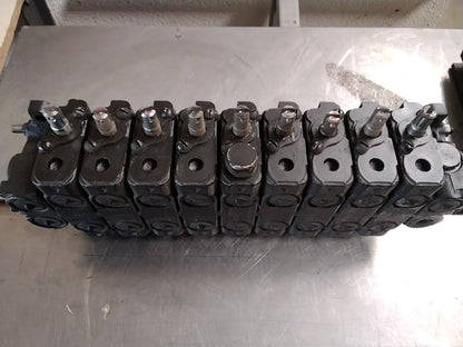 Hydraulik-Ventilblock mit 9 Sektionen  8007
