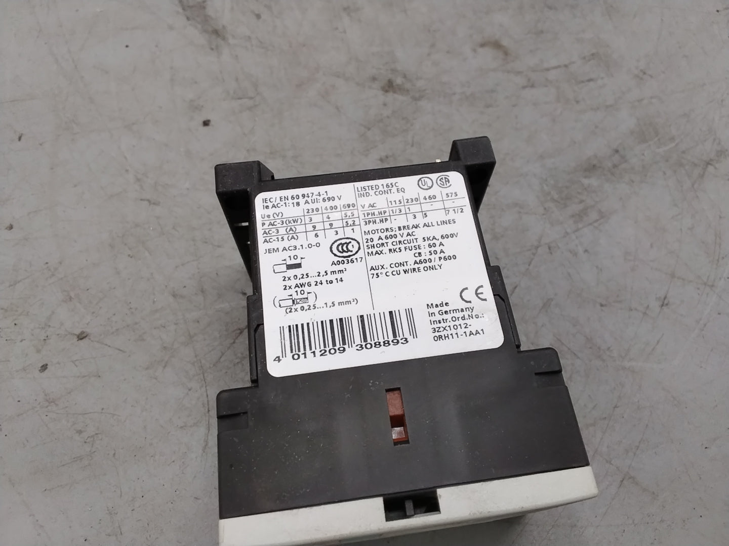 Siemens Siemens Leistungsschütz 3RT1316 - neu