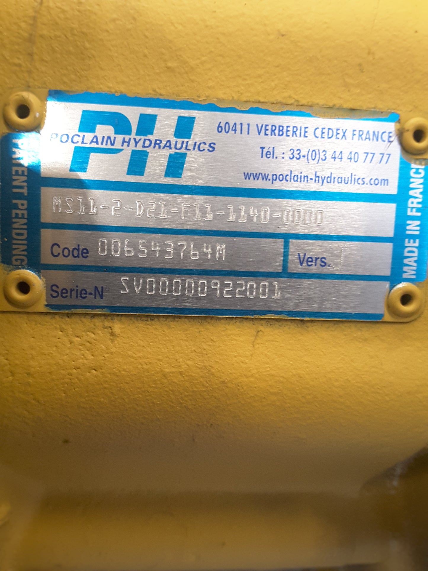 Bomag Fahrmotor 05815270 / Poclain