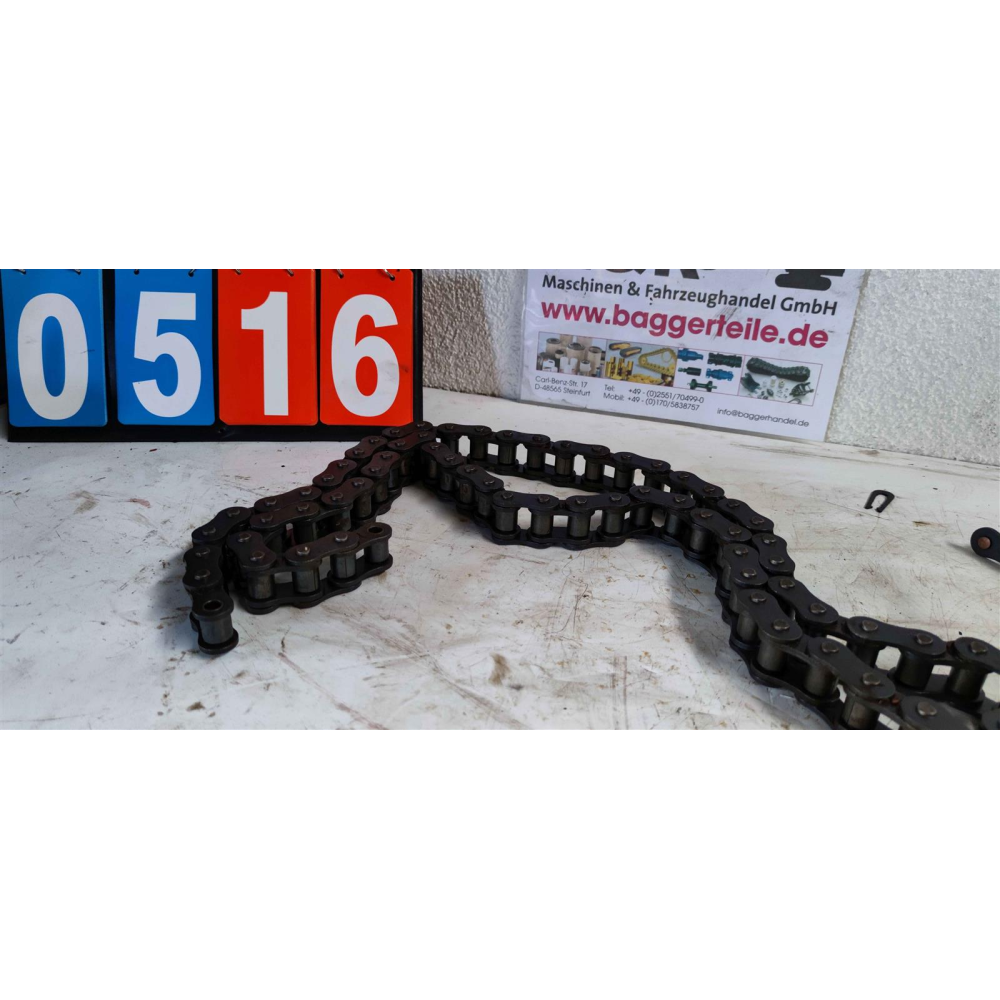 Rollenkette ISO 16B-1 Teilung 1 x 17,02 Gliederlänge 171 mm