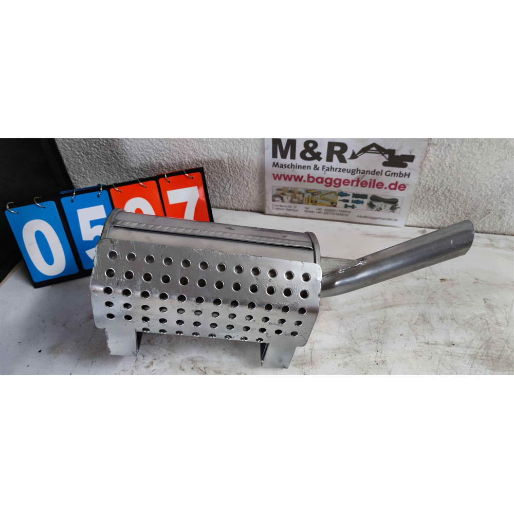 Abgasschalldämpfer 321411101012 mit Hitzeschutzblech 290 mm