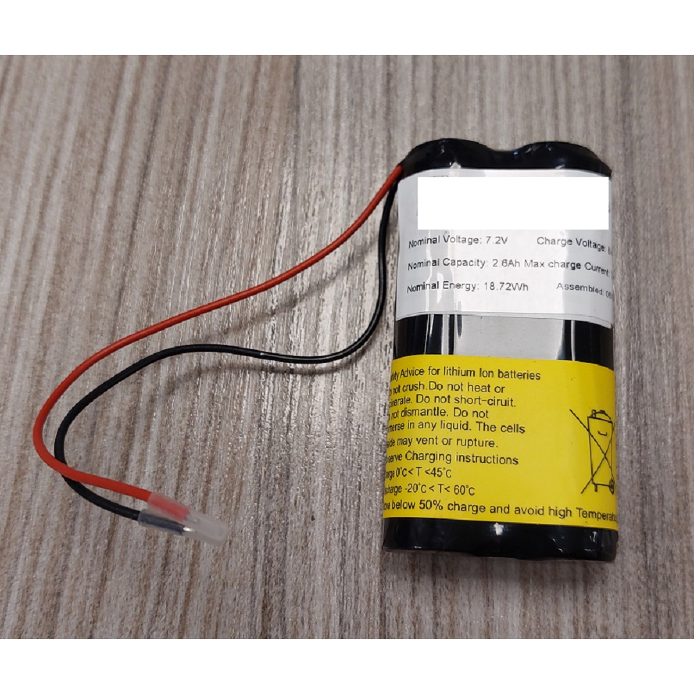 Li-Ion Akkupack 7,2V 2,6Ah mit Drahtanschluss