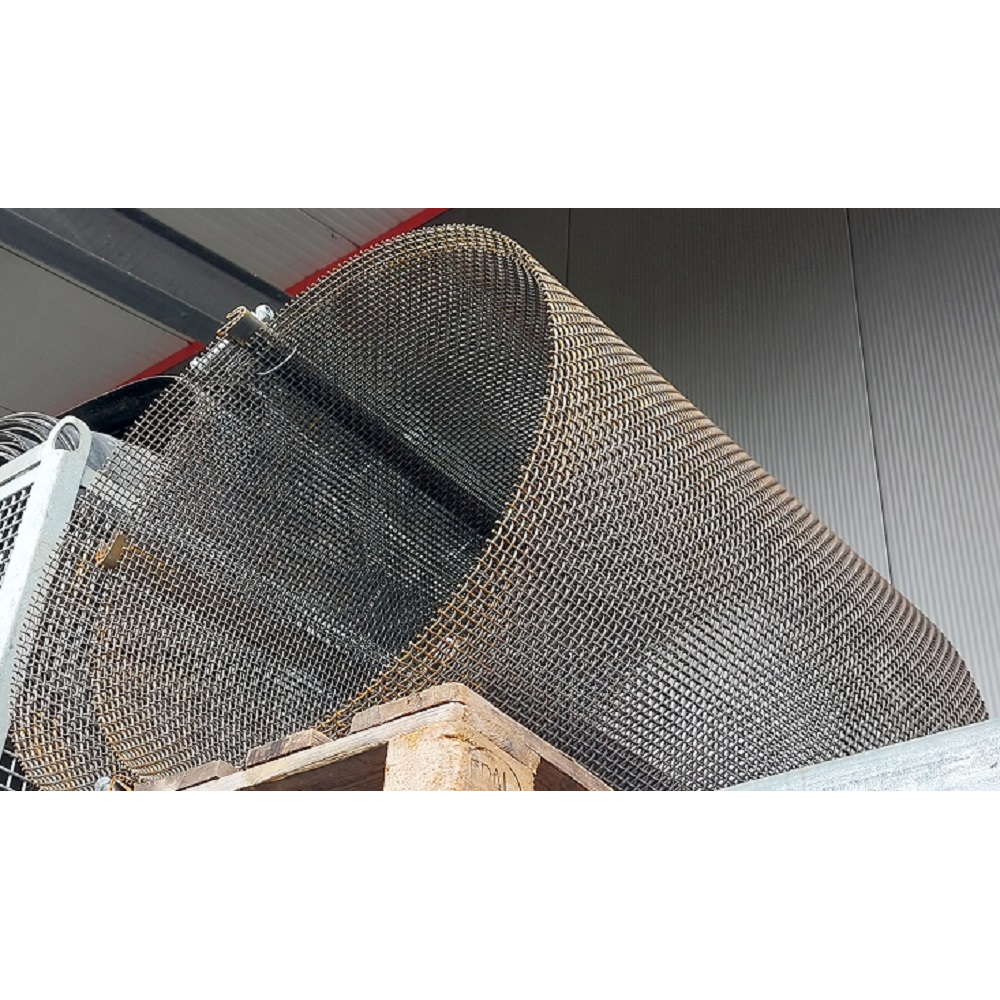 Siebbelag 8 mm Quadratmasche für Red Rhino Trommelsiebanlage
