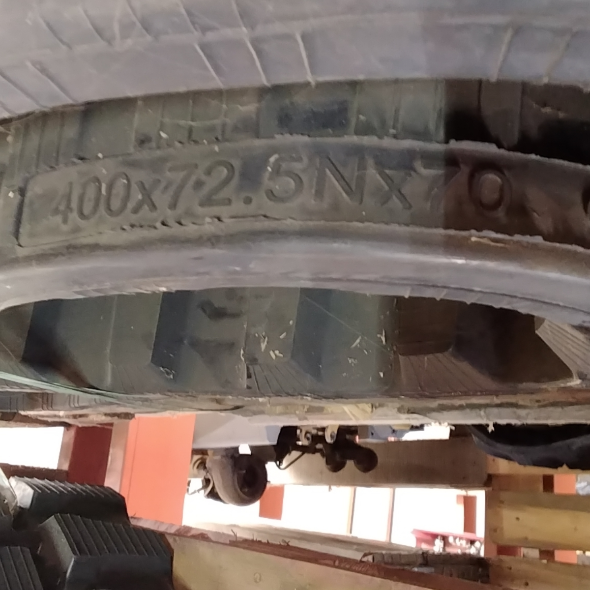 Gummikette 400x72,5x70N für JCB 8040Z