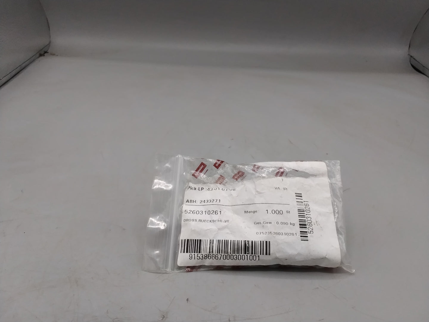 Yanmar  DrosselrÃ¼ckschlagventil 5260310261  - neu