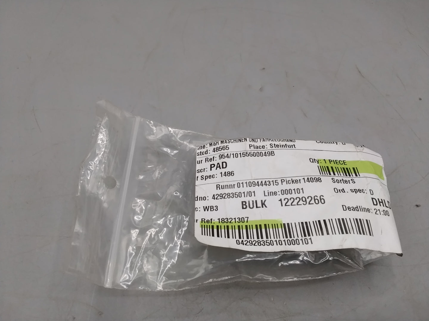 Yanmar  Pad 95410155500049B  - neu
