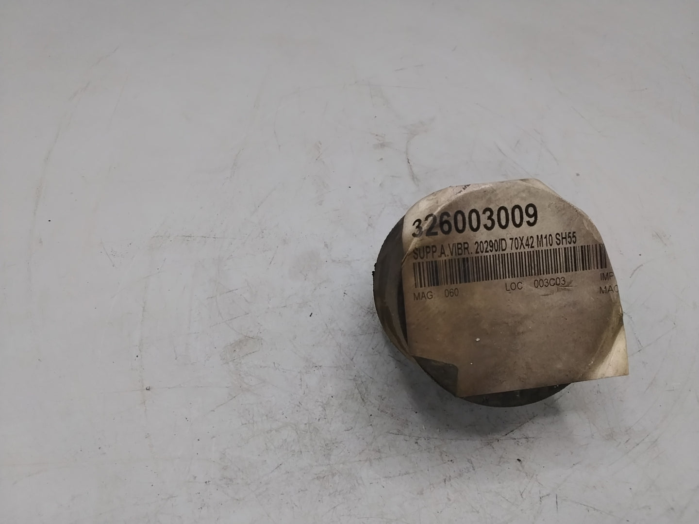 Gummipuffer Anti-Vibrationslager 70x42 mm M10 55 Shore A