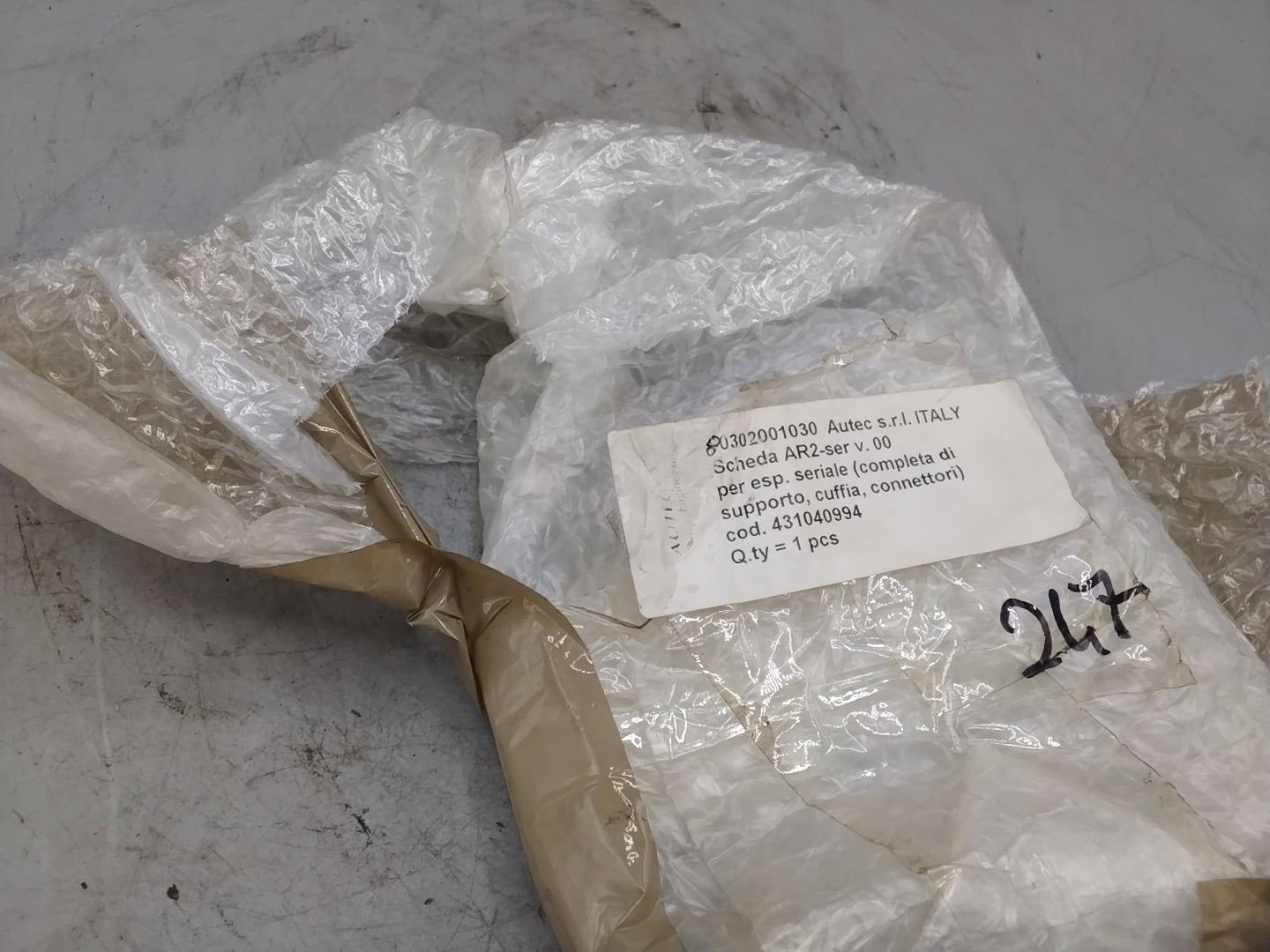 Autec  Scheda AR2-ser v. 00 für serielle Erweiterung - neu