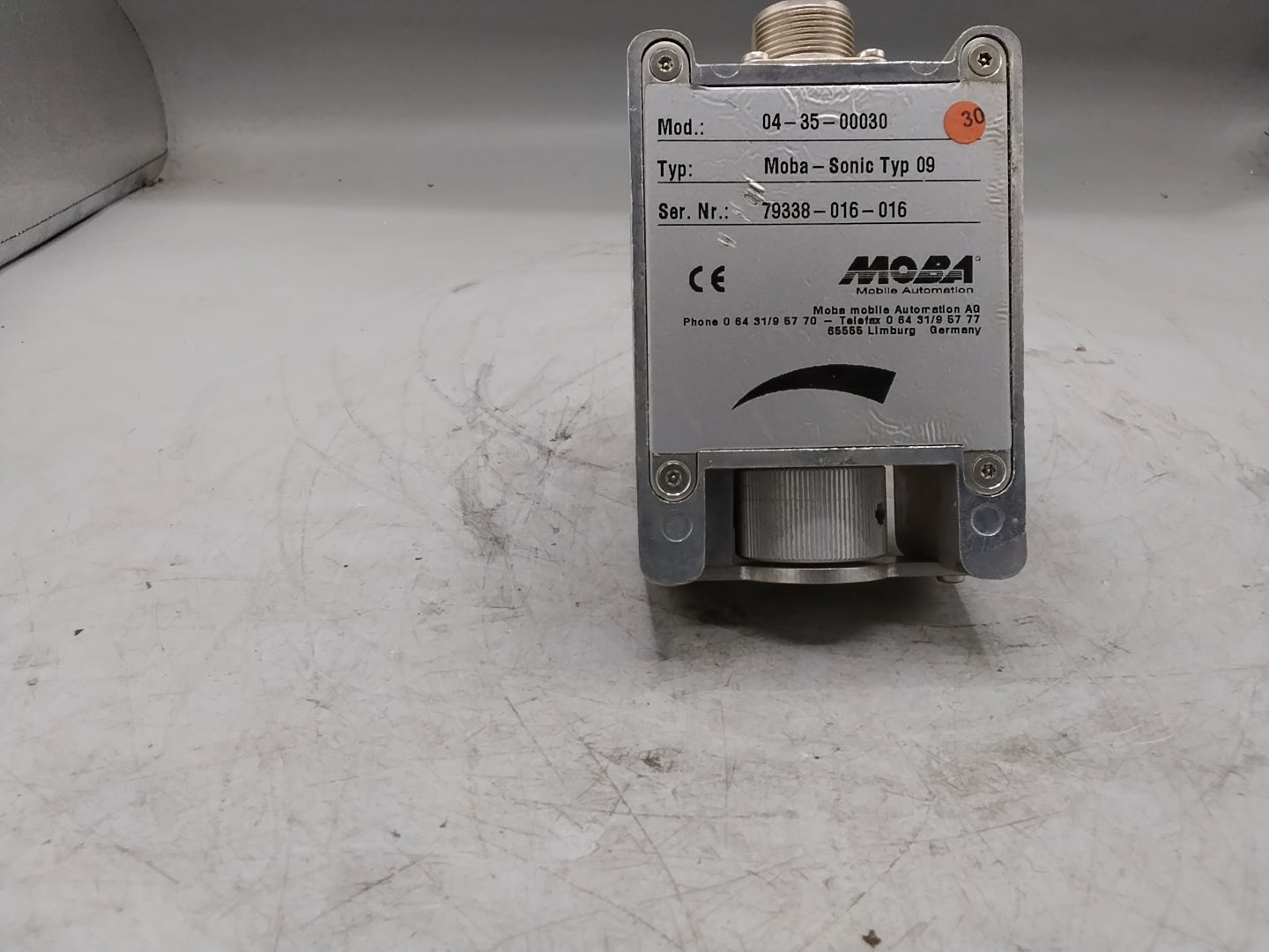 MOBA Mobile Automation AG Moba Sonic Typ 09 Ultraschallsensor - neu