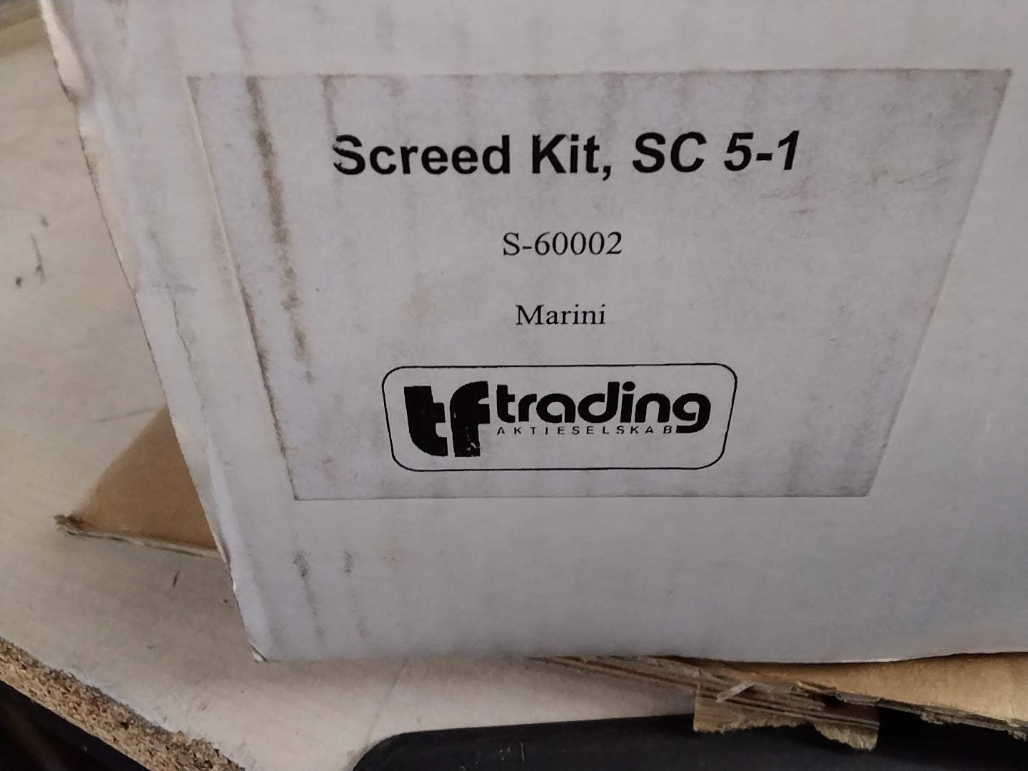 Marini TRADING Screed Kit, SC 5-1 für Marini - neu