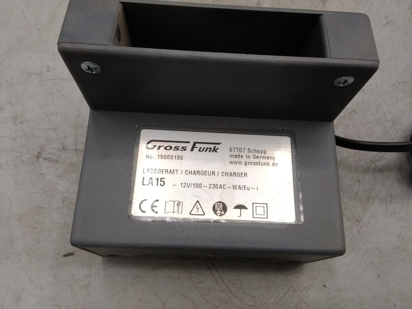 Gross Funk Gross Funk Ladegerät LA15 - neu