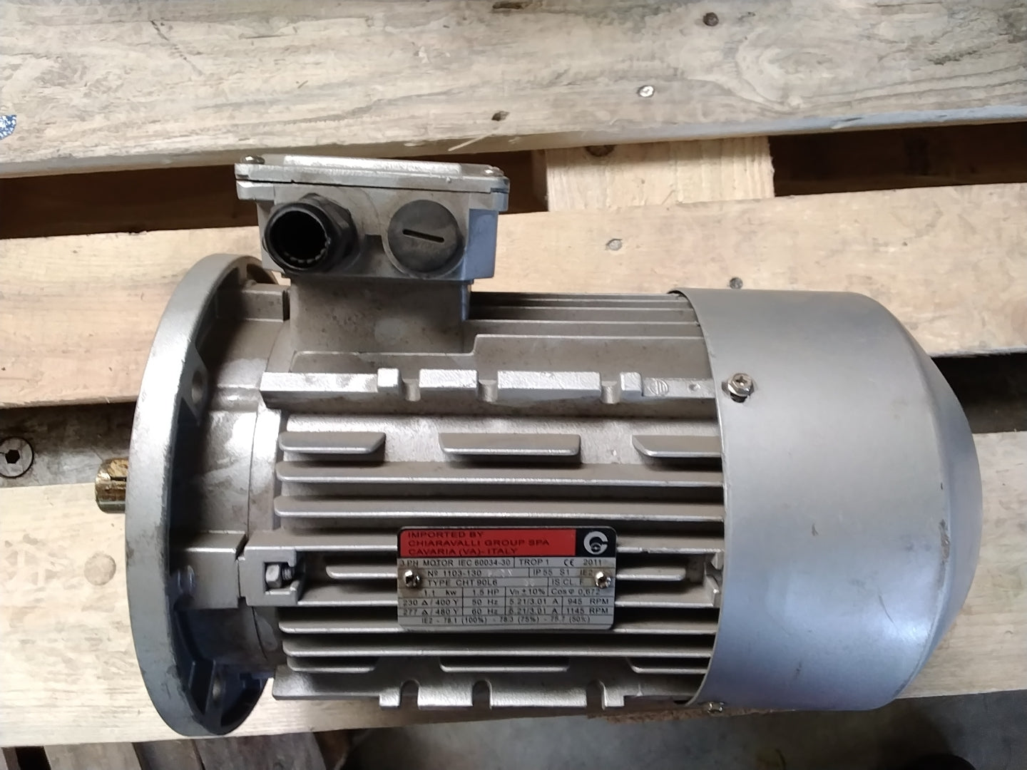 Chiaravalli Group SpA Flansch Drehstrommotor  Chiaravalli CHT 60034-30 - neu