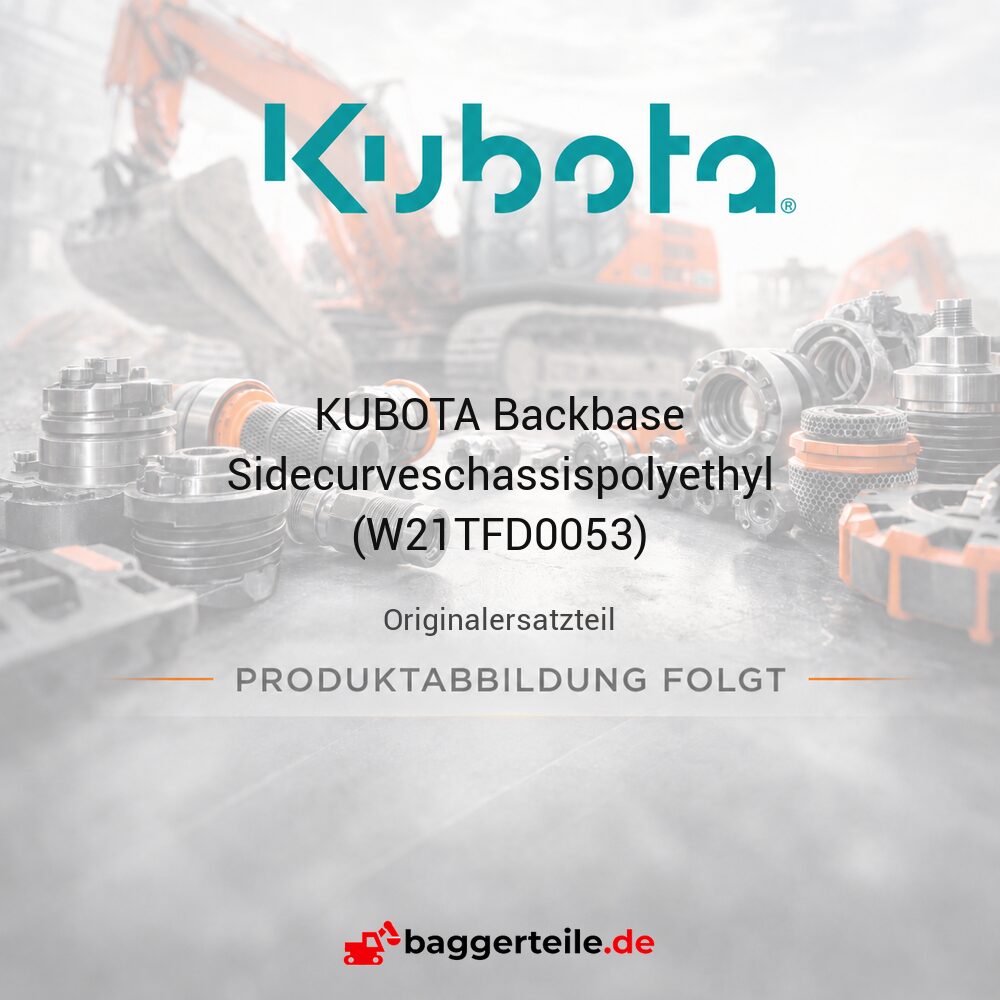 KUBOTA Backbase+Sidecurveschassispolyethyl (W21TFD0053)