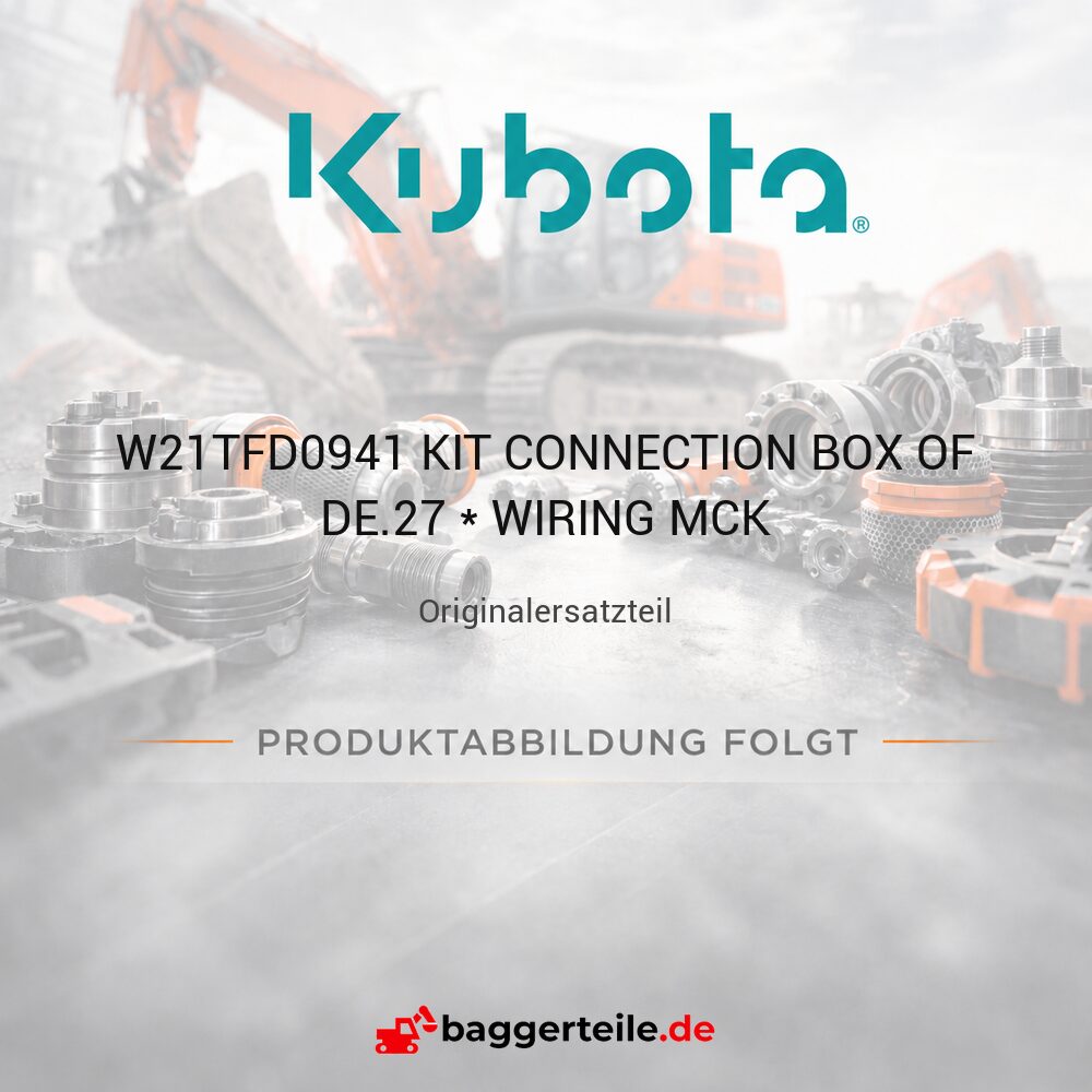 KUBOTA KIT CONNECTION BOX OF DE.27 * WIRING MCK (W21TFD0941)