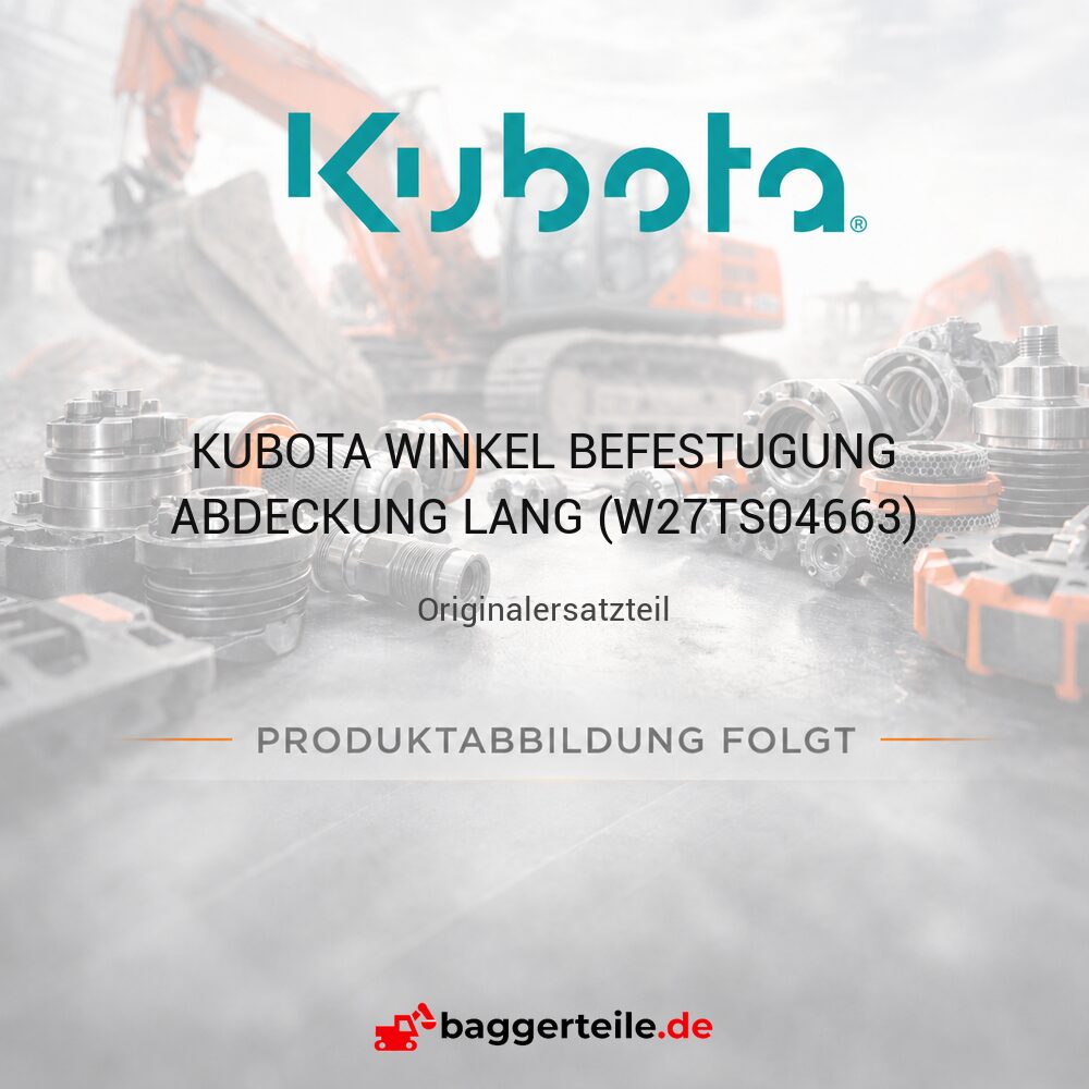 KUBOTA WINKEL BEFESTUGUNG ABDECKUNG LANG (W27TS04663)